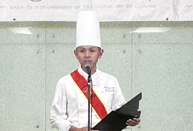 坂下総料理長メニュー説明